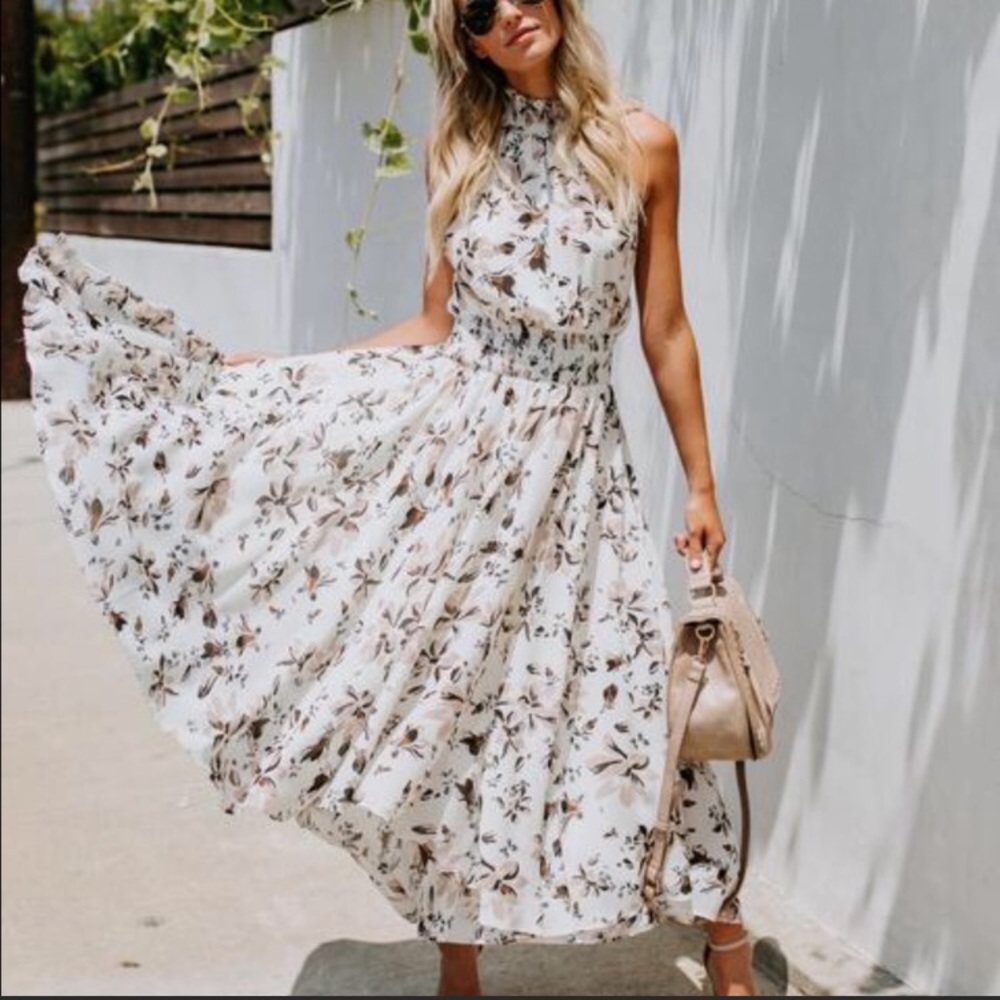 NWT Vici Floral and White Dress